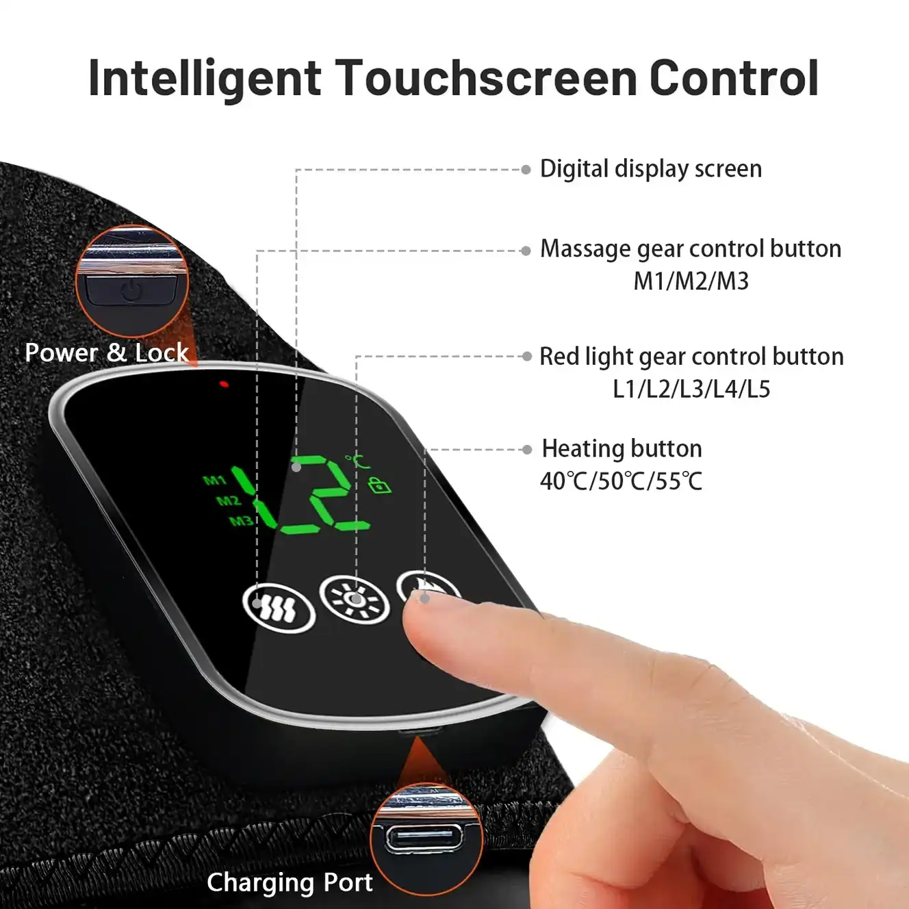 Pro™ Cleared Red Light Therapy Vibrating Hot Compress Shoulder Protector